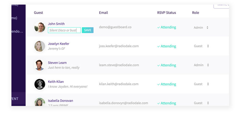Guestboard Screenshot 2