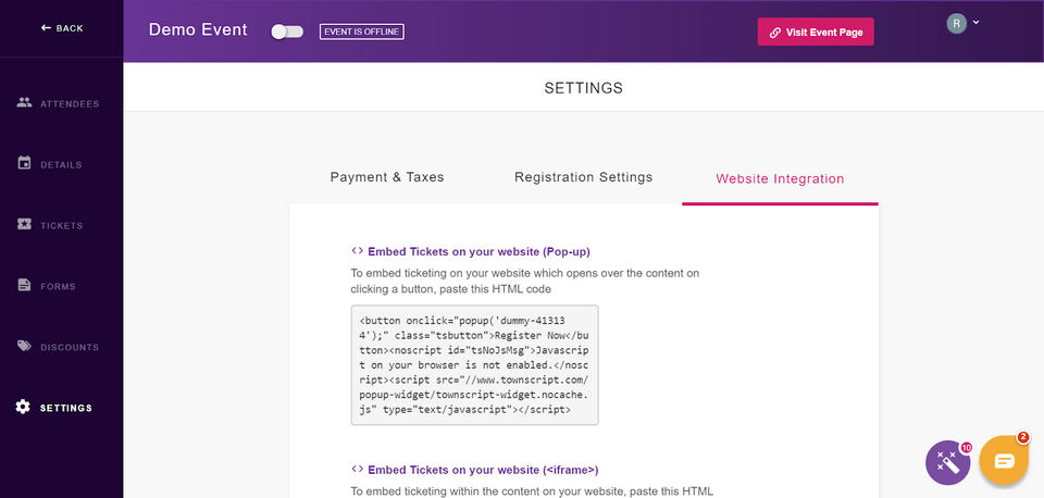 Townscript Screenshot 1