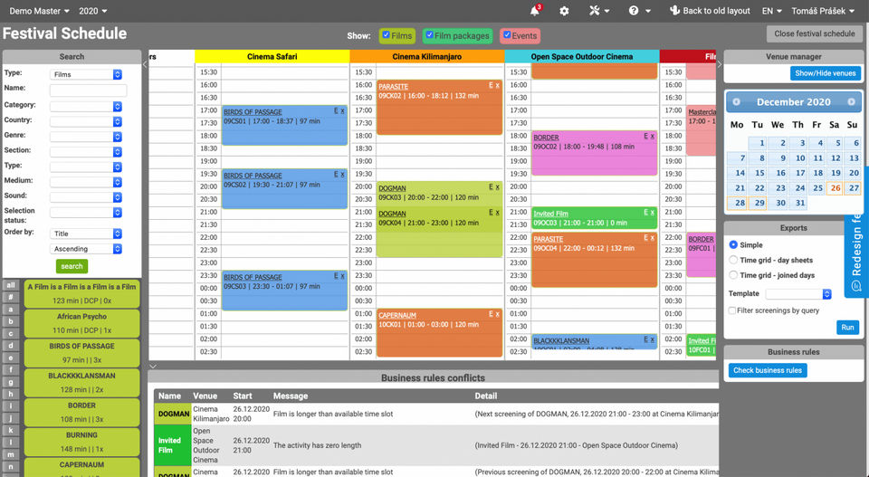 Eventival Screenshot 1