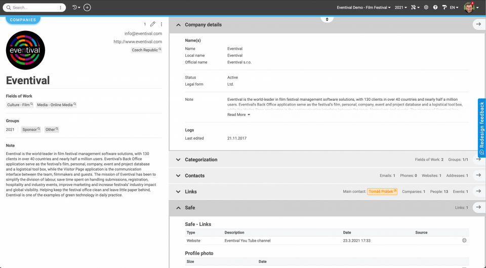 Eventival Screenshot 7