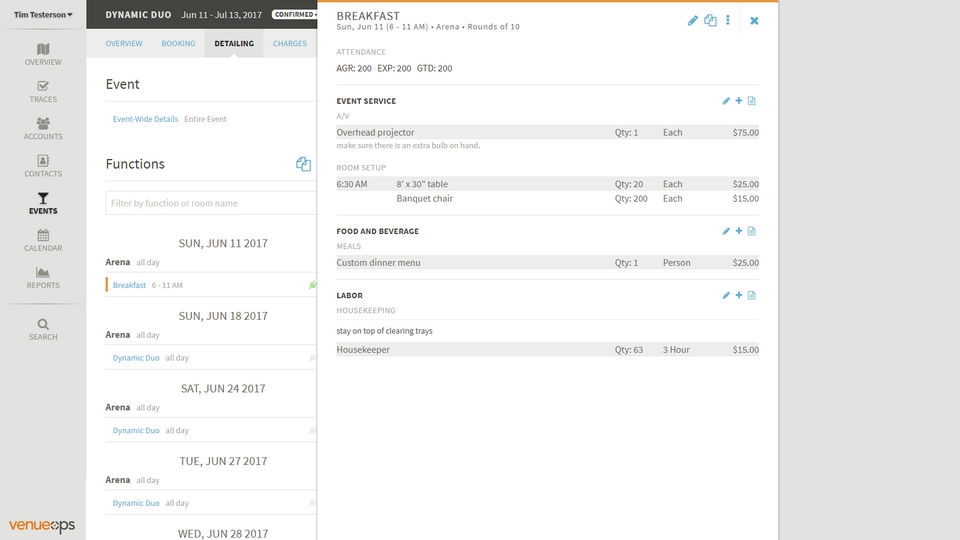 VenueOps Screenshot 2