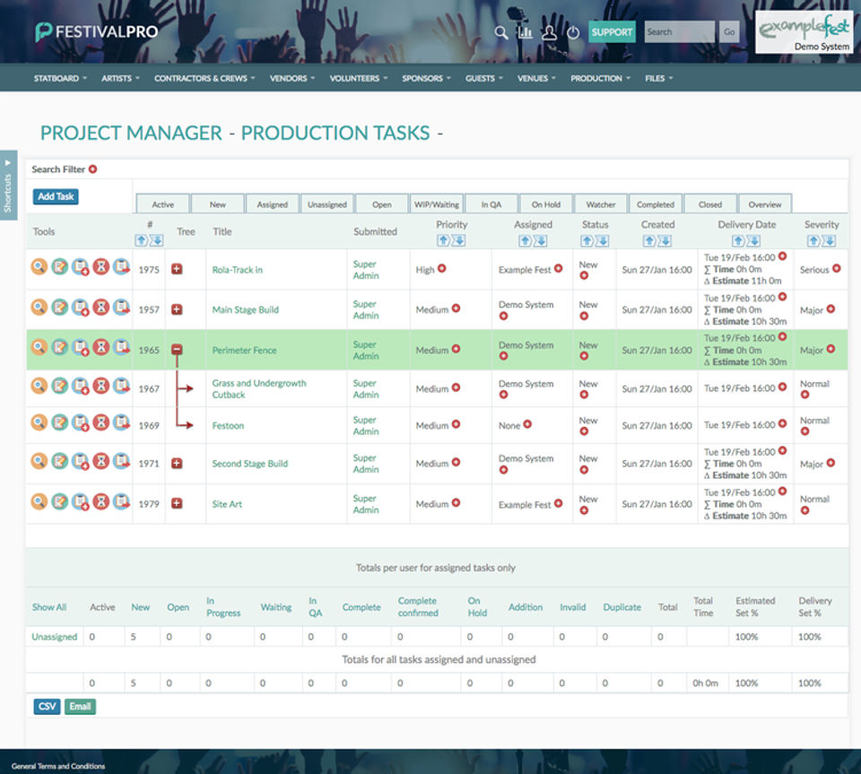 FestivalPro Screenshot 4