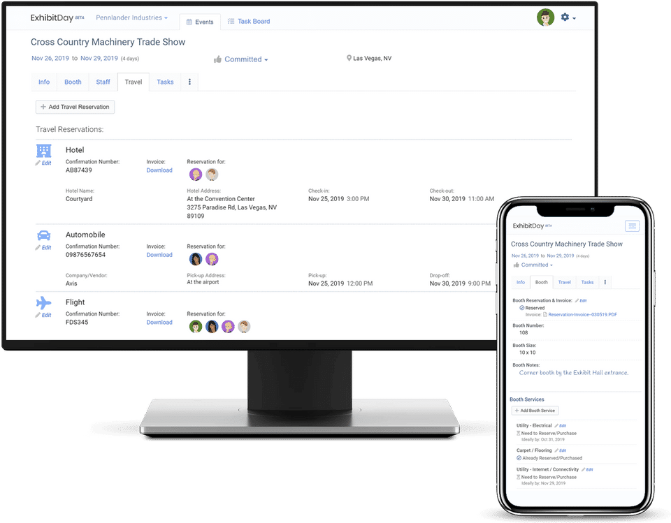 ExhibitDay Screenshot 1