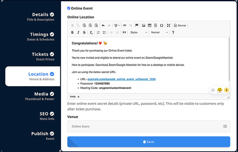 Eventmie Pro Screenshot 1