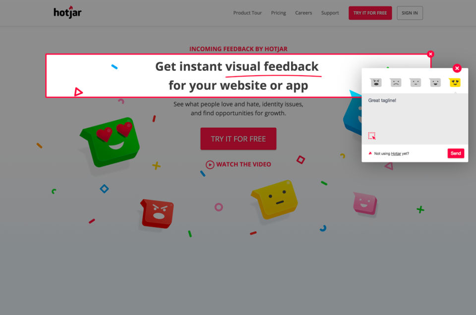 Hotjar Screenshot 1