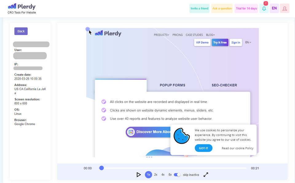 Plerdy Screenshot 12