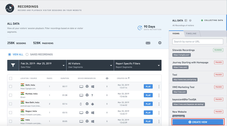 VWO Insights Screenshot 7
