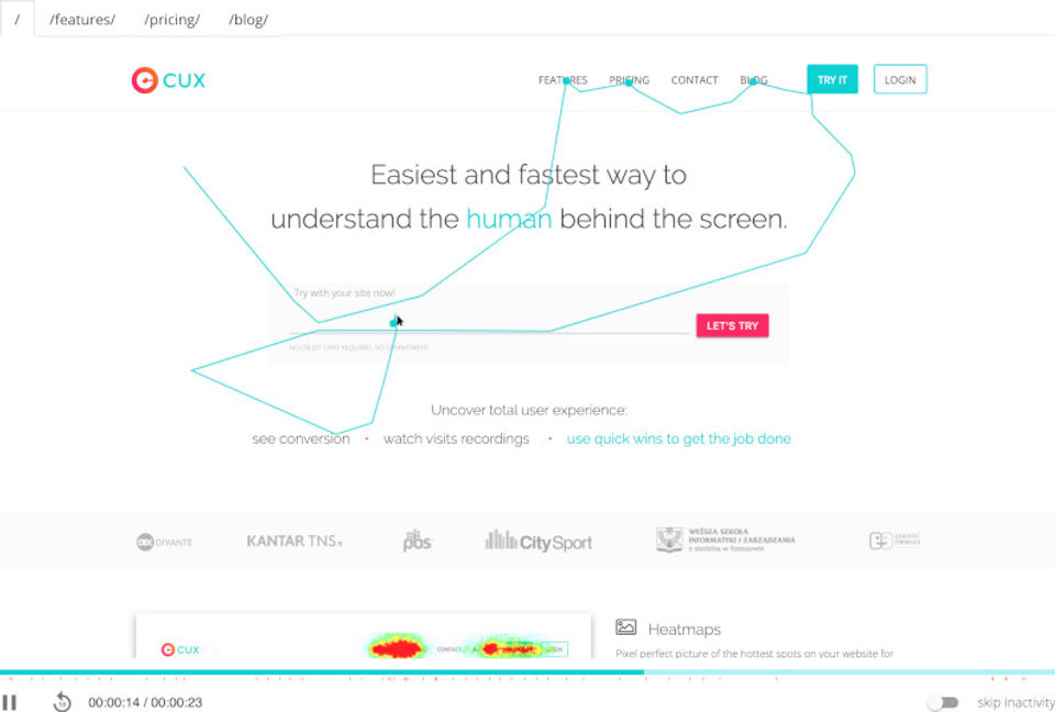 Cux.io Screenshot 2