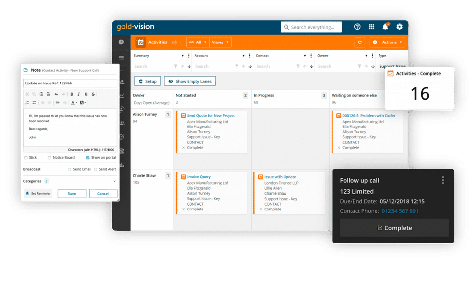 Gold-Vision CRM Screenshot 3