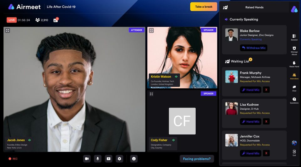 Airmeet Screenshot 3