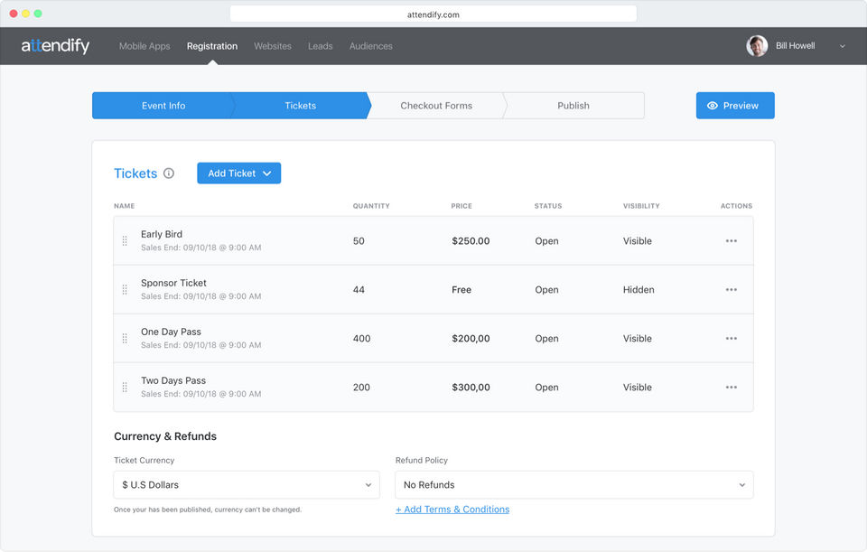 Attendify Screenshot 1