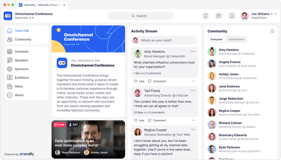 Attendify Screenshot 2