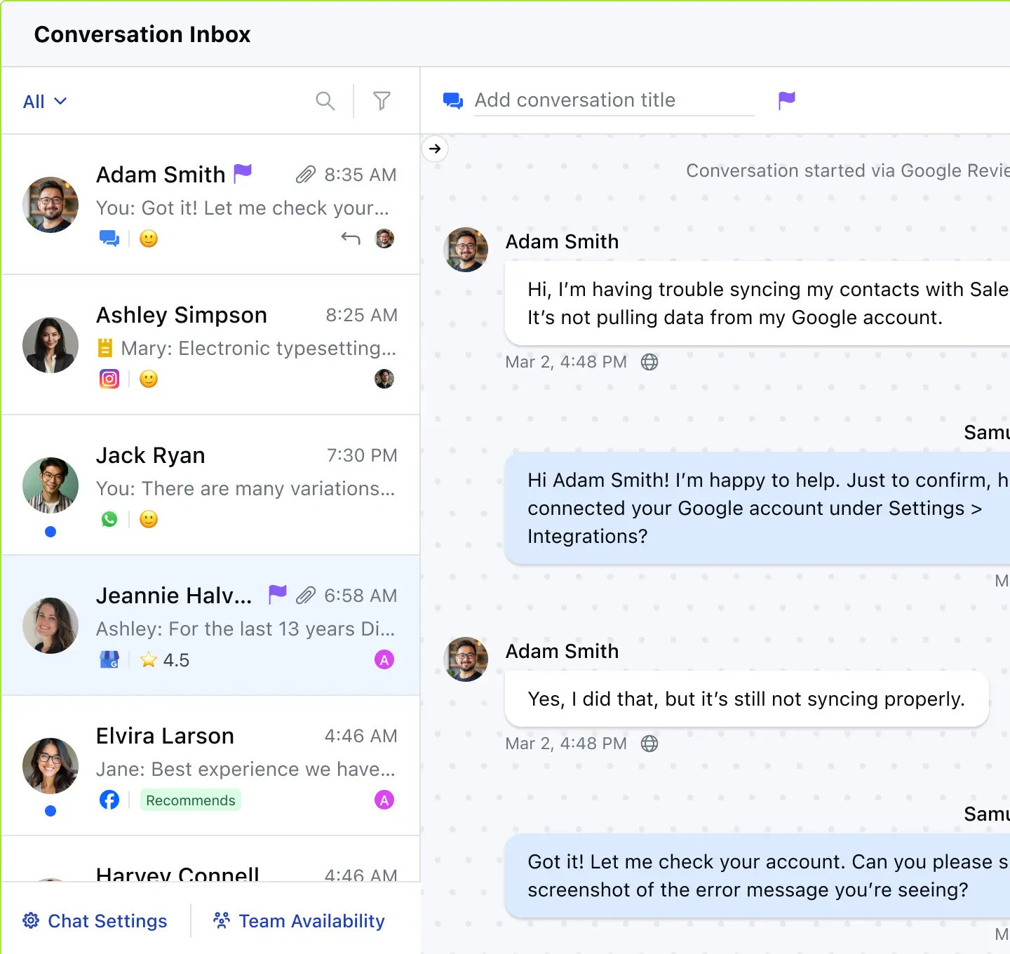 Salesmate Screenshot 2