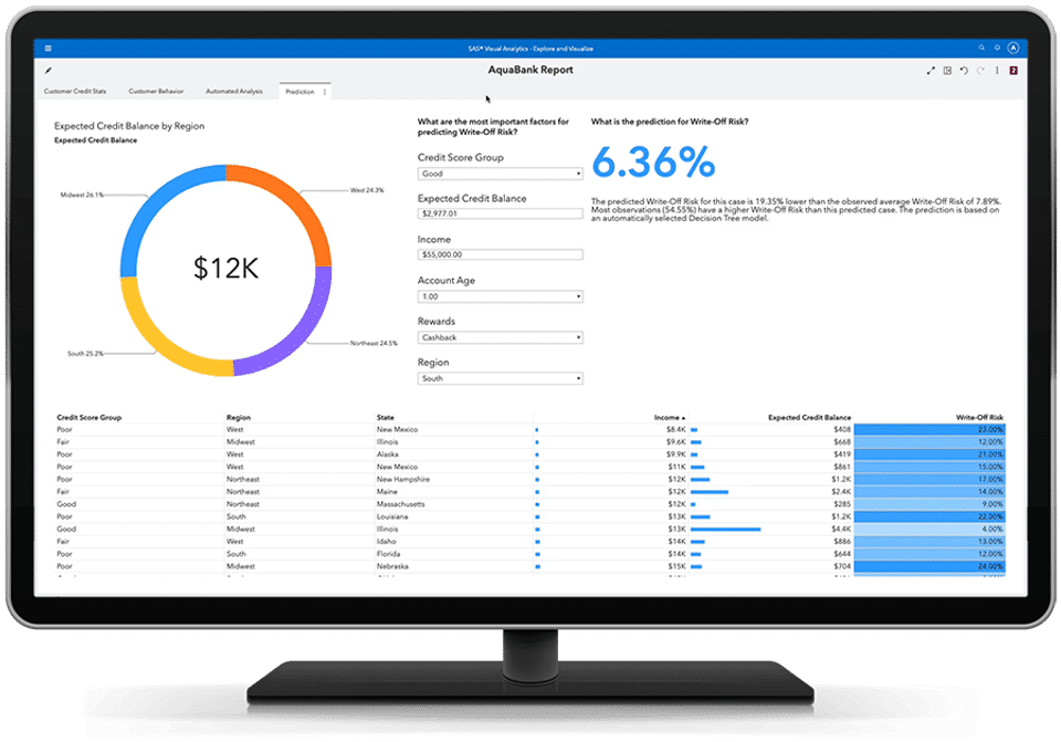 SAS Business Intelligence Screenshot 3