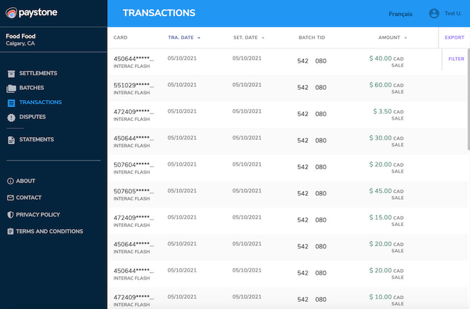 Paystone Loyalty Screenshot 1