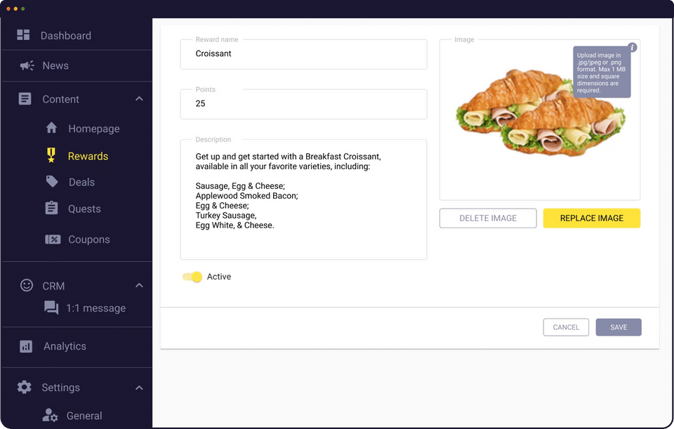 TRIFFT Loyalty Cloud Screenshot 1