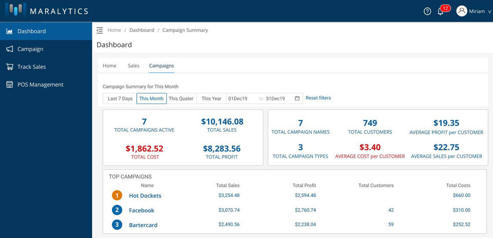 Maralytics Screenshot 3