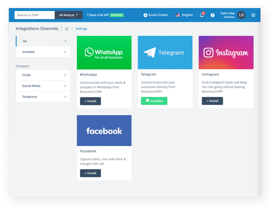 Barantum CRM Screenshot 5