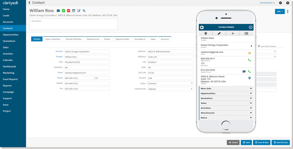 Claritysoft Screenshot 1