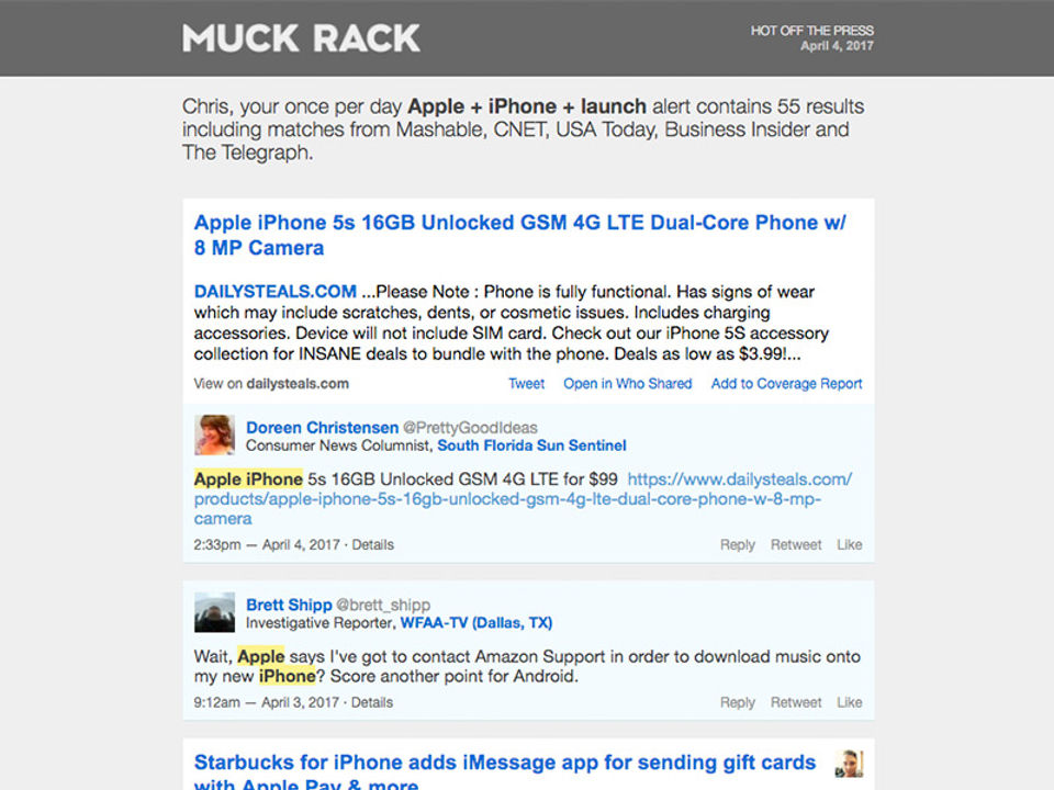 Muck Rack Screenshot 1
