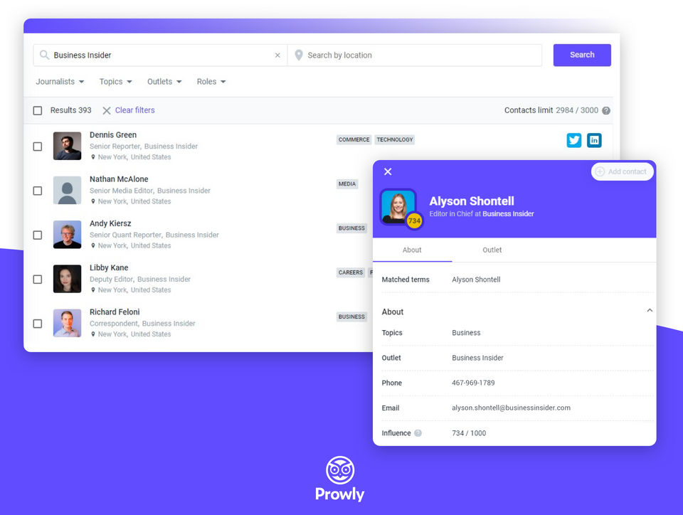 Prowly Screenshot 1