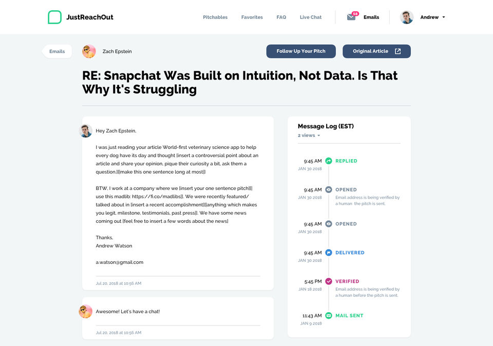 JustReachOut Screenshot 3