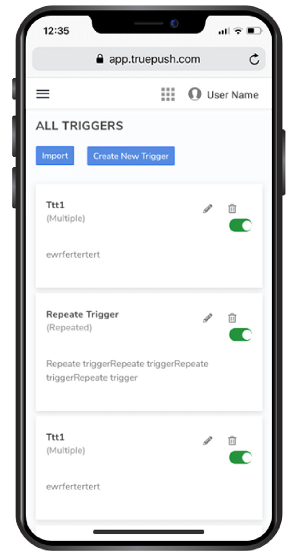 Truepush Screenshot 3