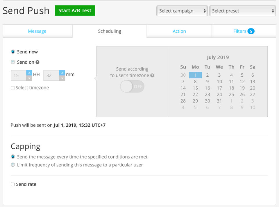 Pushwoosh Screenshot 2