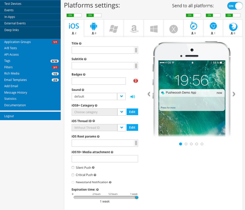Pushwoosh Screenshot 5
