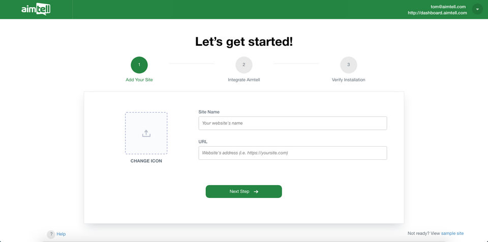 Aimtell Screenshot 1