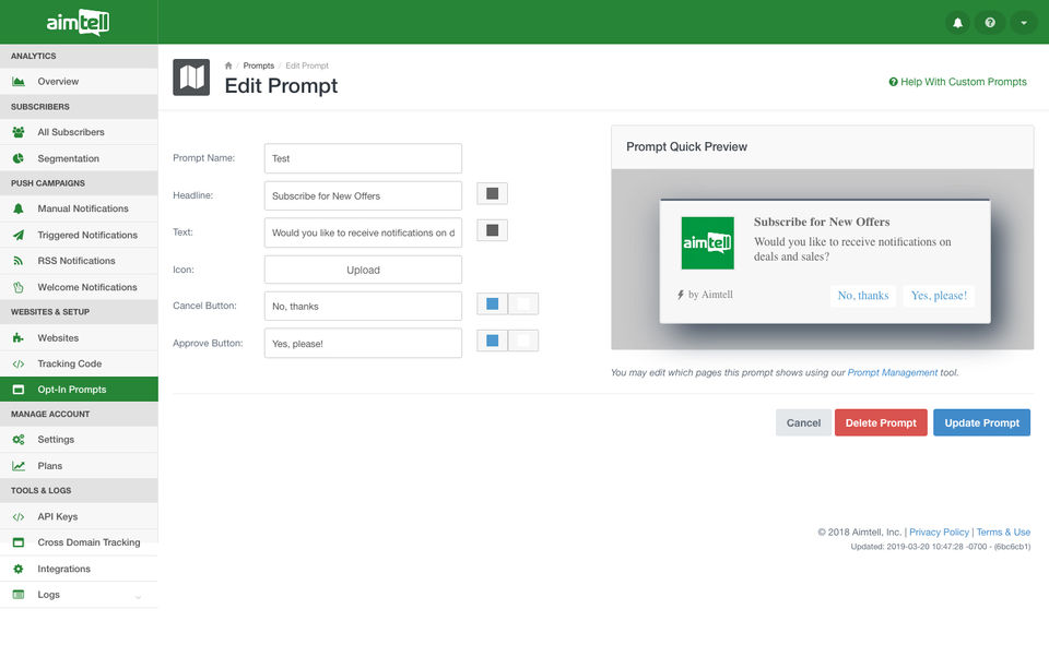 Aimtell Screenshot 5