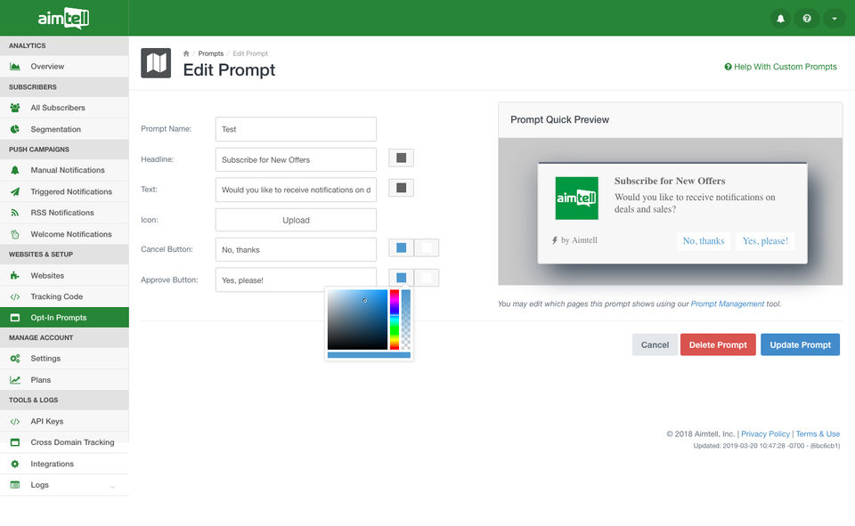 Aimtell Screenshot 6