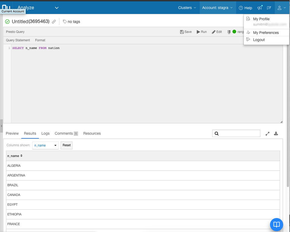 Qubole Screenshot 2