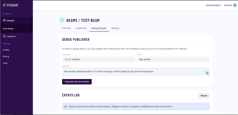 Pusher Beams Screenshot 2