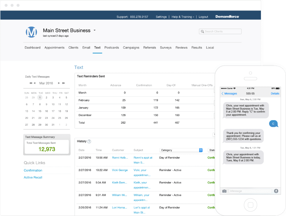 Demandforce Screenshot 1