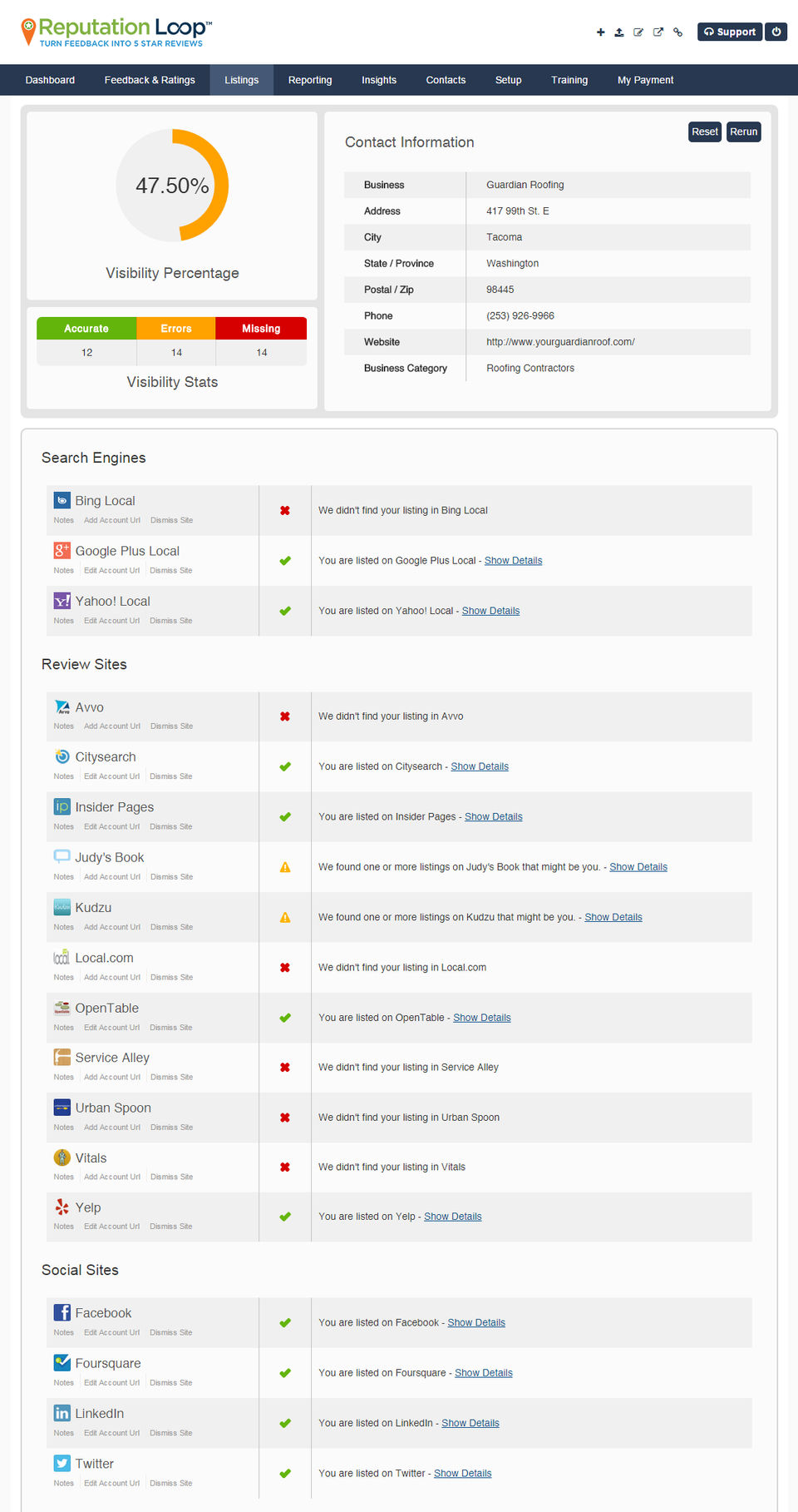 Reputation Loop Screenshot 1