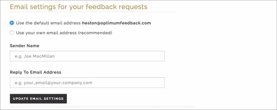 Optimum Feedback Screenshot 1