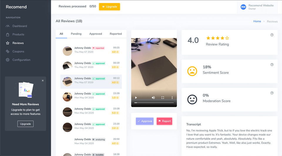 Recomend Screenshot 2