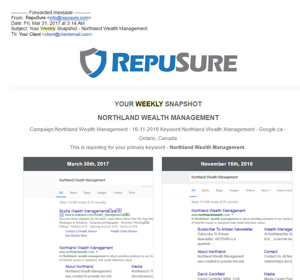 RepuSure Screenshot 2