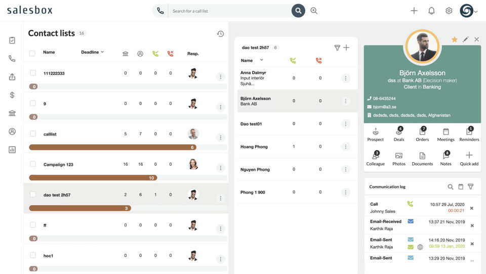Salesbox CRM Screenshot 1