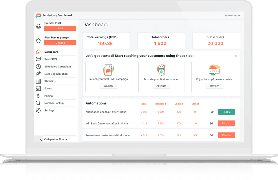 Senderium Screenshot 1