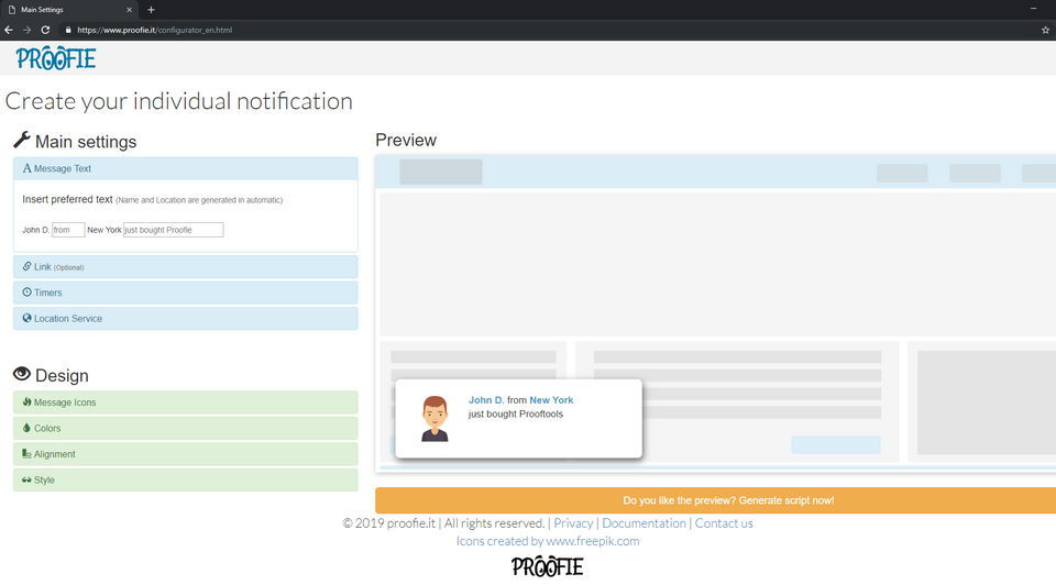 Proofie Screenshot 1
