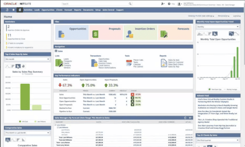 Netsuite CRM Screenshot 1