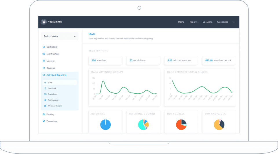 HeySummit Screenshot 1