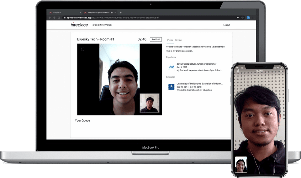 Hireplace Screenshot 1