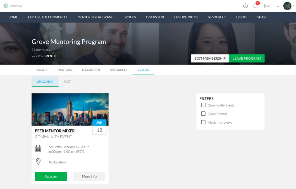 PeopleGrove Screenshot 3