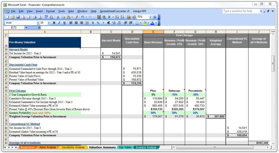 BizPlanBuilder Screenshot 2