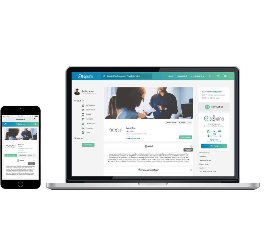 TheBizPlanner Screenshot 1