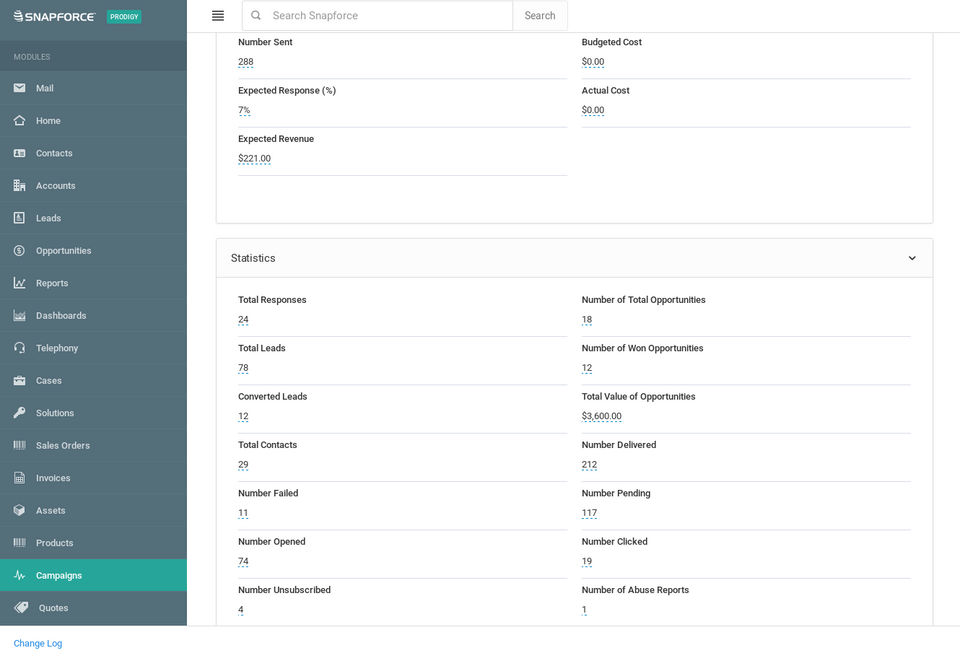 Snapforce CRM Screenshot 7