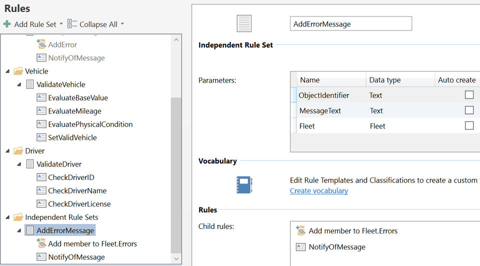 InRule Screenshot 1
